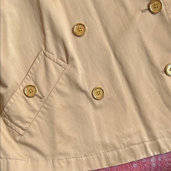 Lilly Pulitzer Tan Trench Coat - Picture 4 of 5